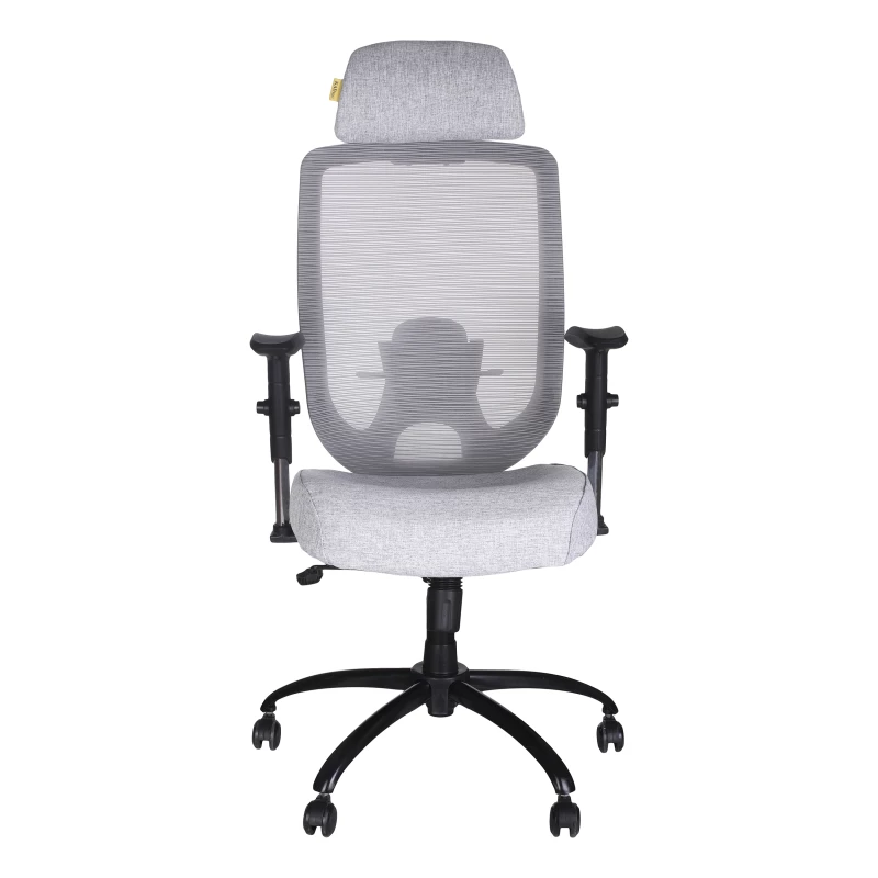 صندلی مدیریتی کادی نو مدل پشت توری نهایی-طوسی