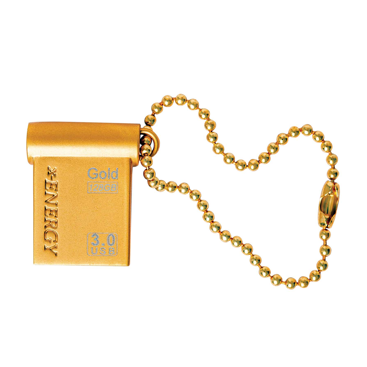 فلش مموری ایکس انرژی مدل Gold USB 3.0 ظرفیت 128 گیگابایت-طلایی