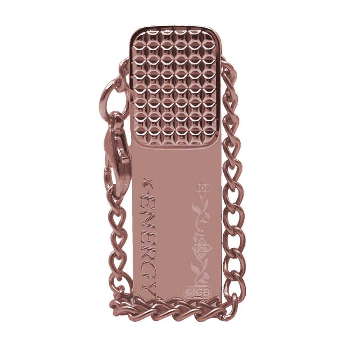 فلش مموری ایکس انرژی مدل Elegant USB 3.1 ظرفیت 64 گیگابایت-رزگلد