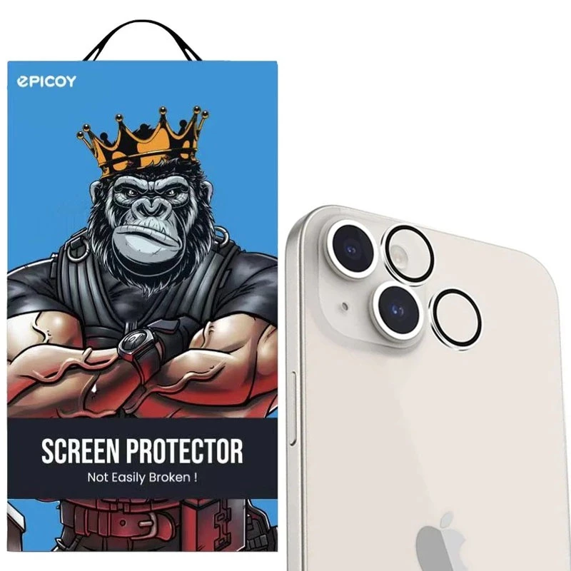 محافظ لنز دوربین گوشی اپل iPhone 15 Plus اپیکوی مدل Chelipa -آبی