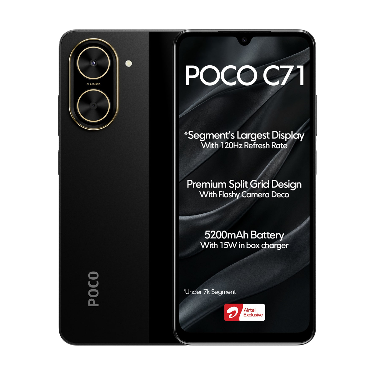 گوشی موبایل شیائومی مدل Poco C71 ظرفیت 128 گیگابایت رم 4 گیگابایت