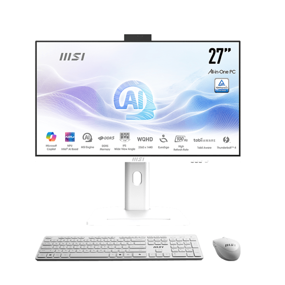 کامپیوتر All in One ام اس آی 27 اینچی مدل Modern AM273QP AI 1UM Core Ultra 7 155H 16GB 1TB
