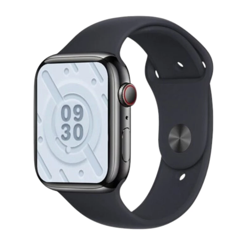 ساعت هوشمند ویسمی مدل ws10-7-بدنه نقره ای بند طوسی