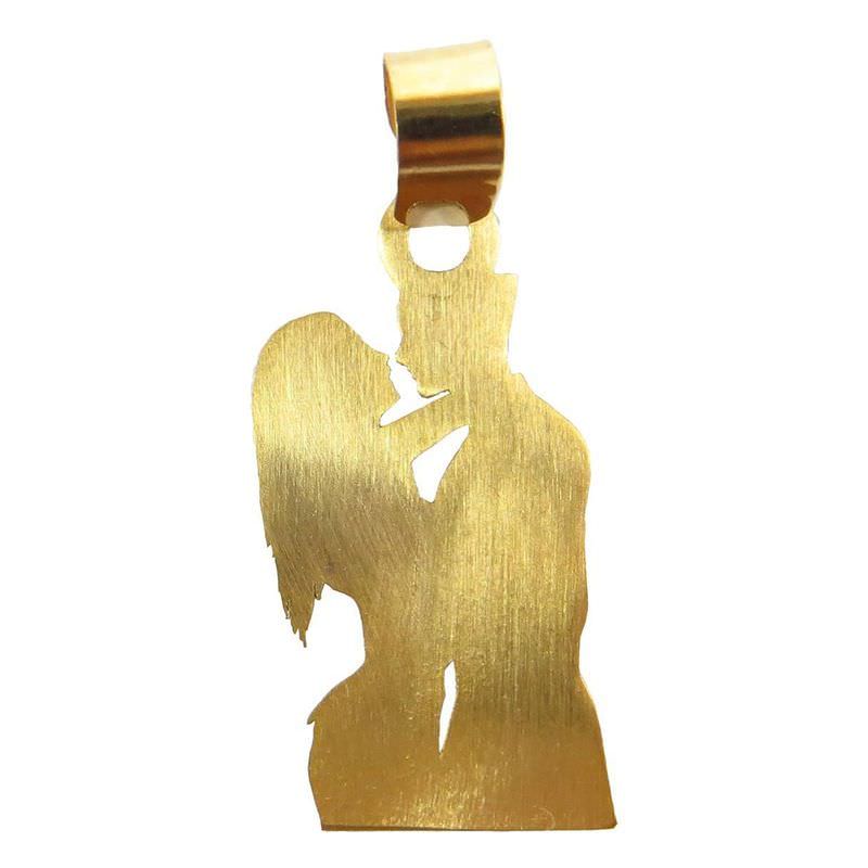 پلاک طلا 18عیار زنانه طرح عشاق پلاک طلا 18عیار زنانه طرح عشاق