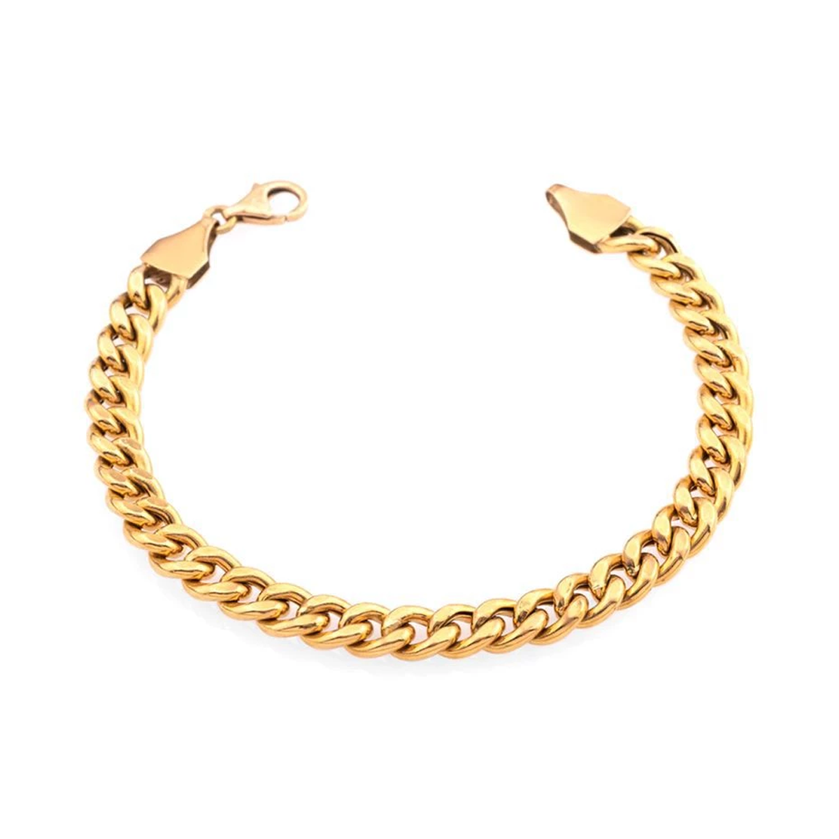 دستبند طلا 18 عیار طرح کارتیه 100