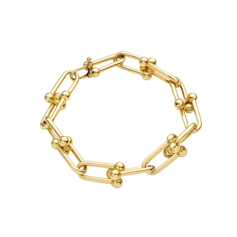 دستبند طلا 18 عیار زنانه مدل تیفانی