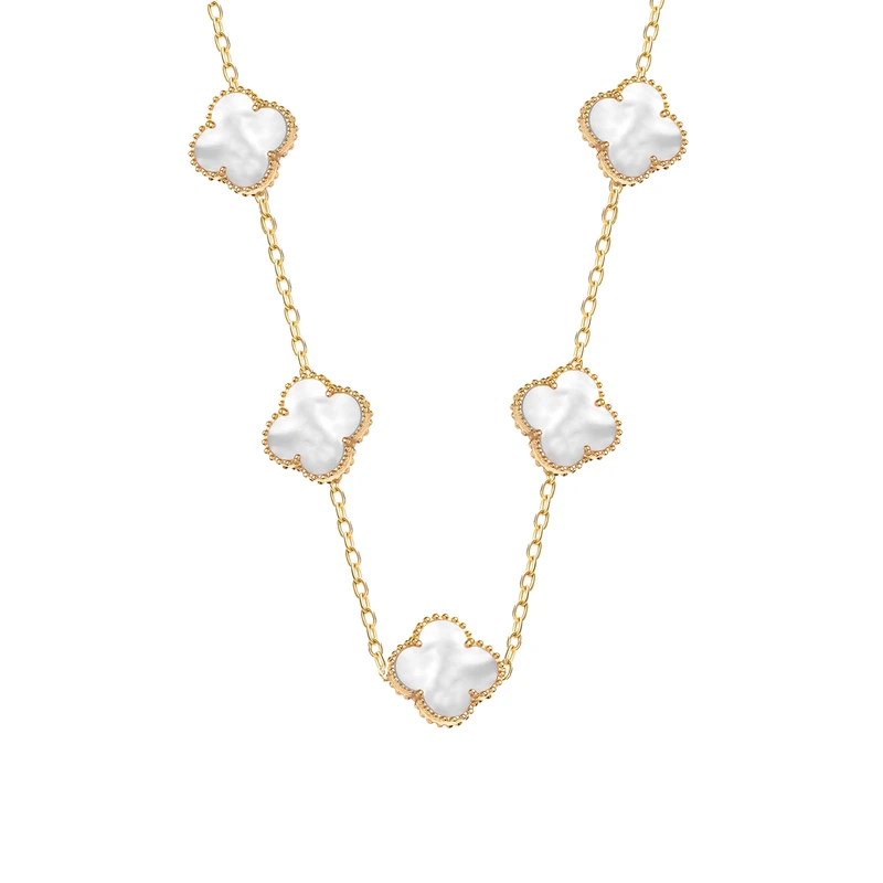 گردنبند طلا 18 عیار زنانه مدل ونکلیف 5