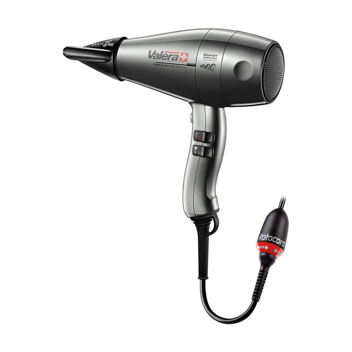 سشوار حرفه ای والرا مدل سوئیس سایلنت جت 8600-خاکستری