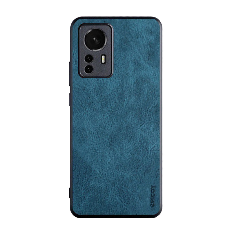 کاور گوشی شیائومی Redmi K50 Ultra/12T اپیکوی مدل Horse-Leather-فیروزه‌ای