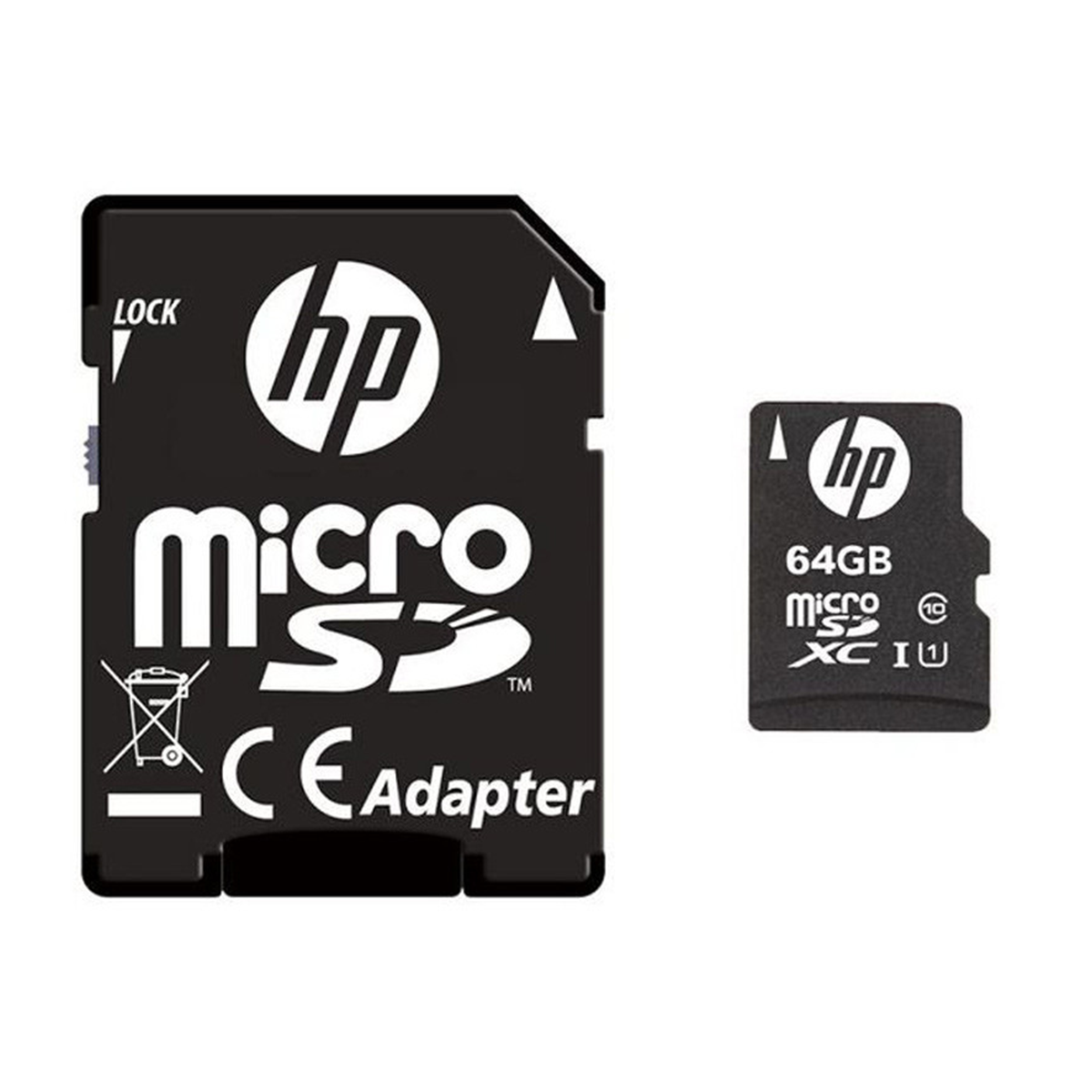 کارت حافظه microSDXC اچ پی کلاس 10 استاندارد UHS-I U1 مدل mi210 ظرفیت 64 گیگابایت به همراه آداپتور SD کارت حافظه microSDXC اچ پی کلاس 10 استاندارد UHS-I U1 مدل mi210 ظرفیت 64 گیگابایت به همراه آداپتور SD