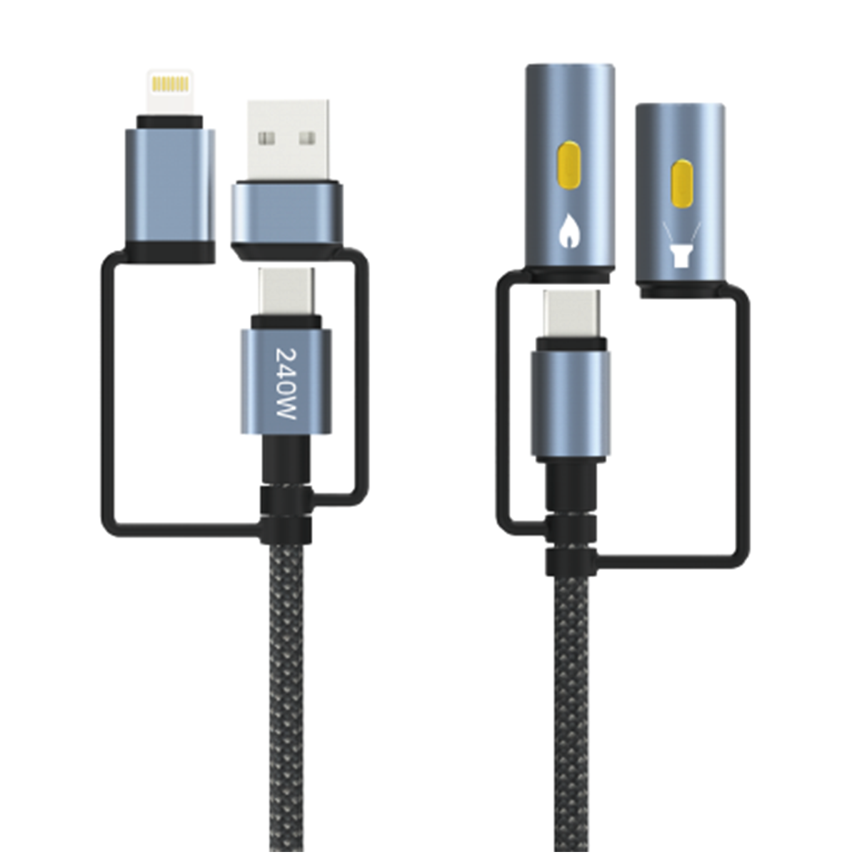 کابل چند کاره کی اف سنیور مدل S-15 طول 1.2 متر-آبی