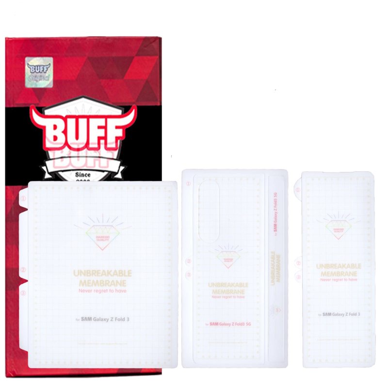 محافظ صفحه نمایش و پشت گوشی سامسونگ Galaxy Z Fold3 بوف مدل Hg01