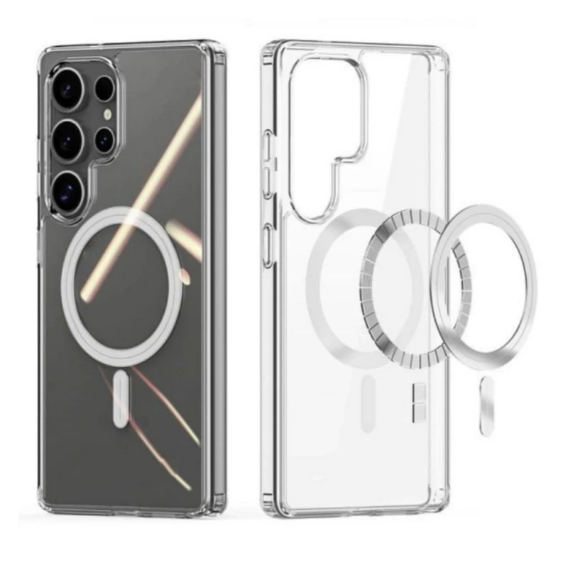 کاور زیفرند گوشی سامسونگ Galaxy S25 Ultra مدل Anti Shock Magsafe-بی رنگ شفاف