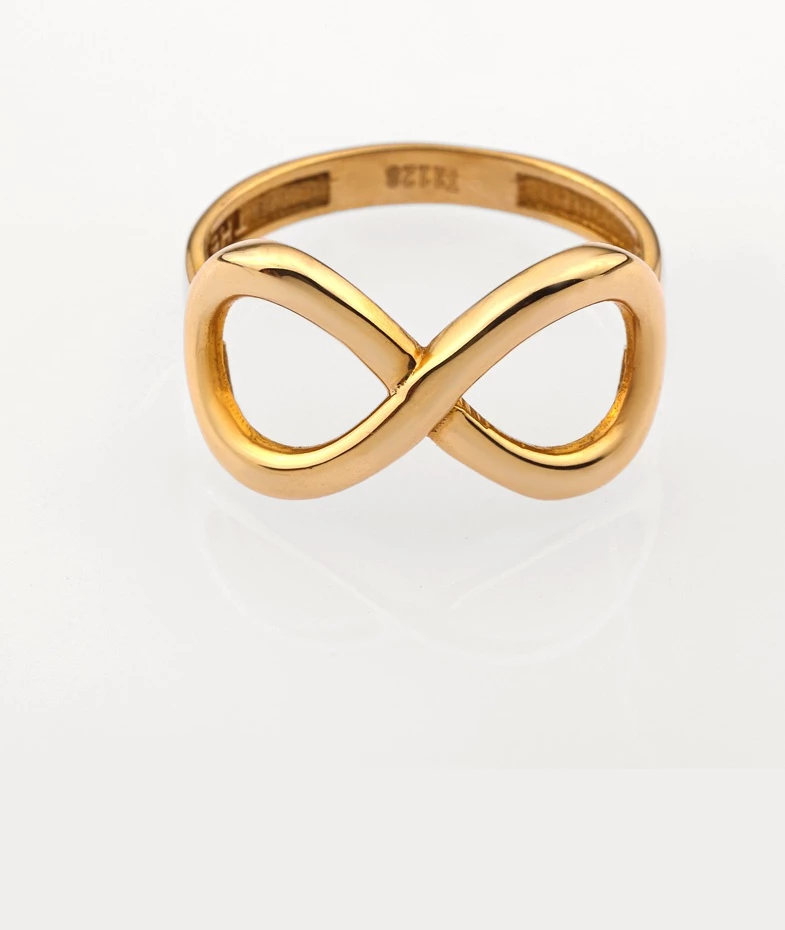 انگشتر طلا 18 عیار زنانه اپال گلد مدل بی نهایت  کد SH0400 سایز 57-0.39