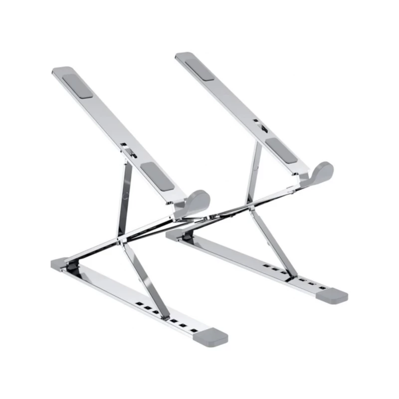 پایه نگهدارنده لپ تاپ مدل AP-ST204-نقره‌ای