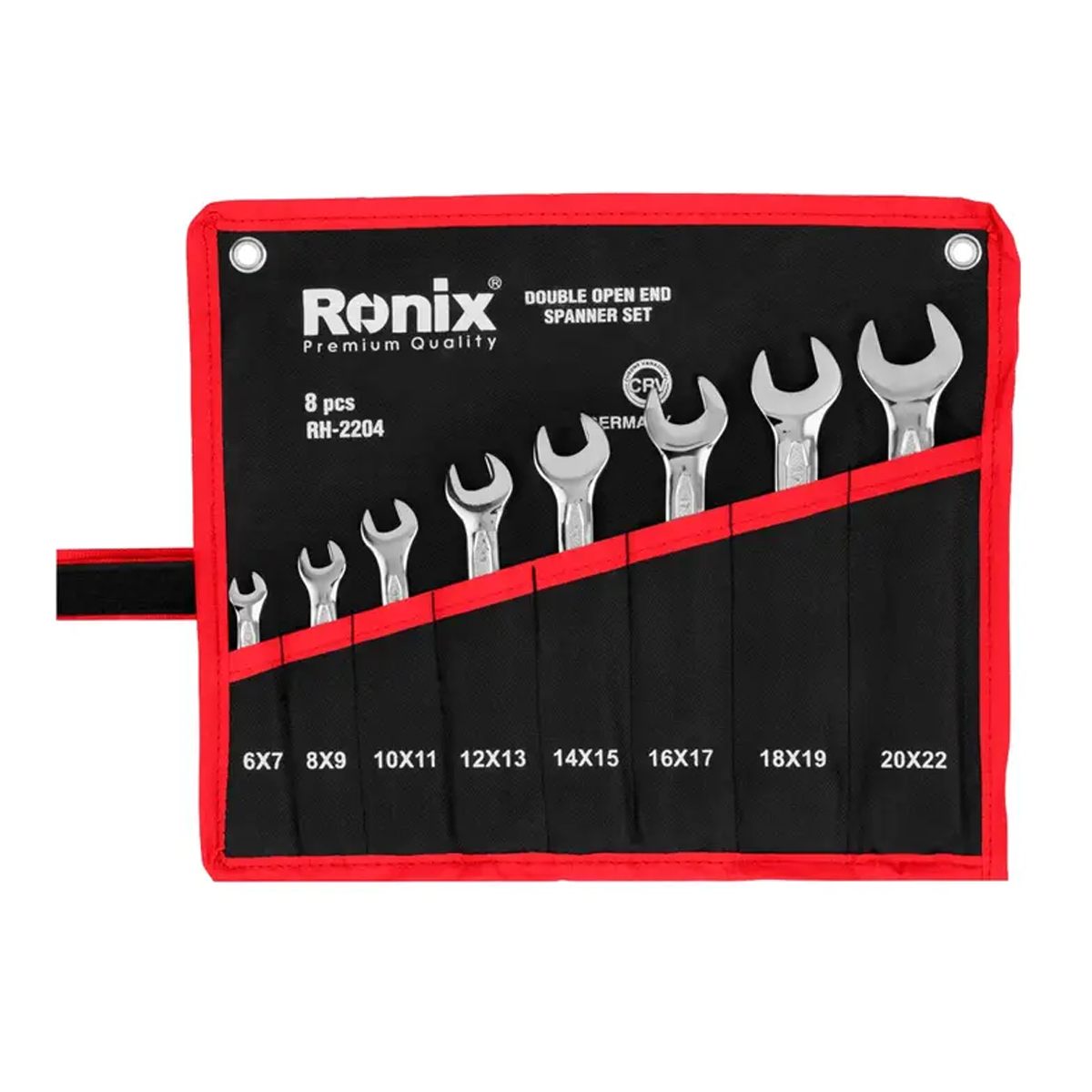 مجموعه 8 عددی آچار دو سرتخت رونیکس مدل RH-2204-خاکستری