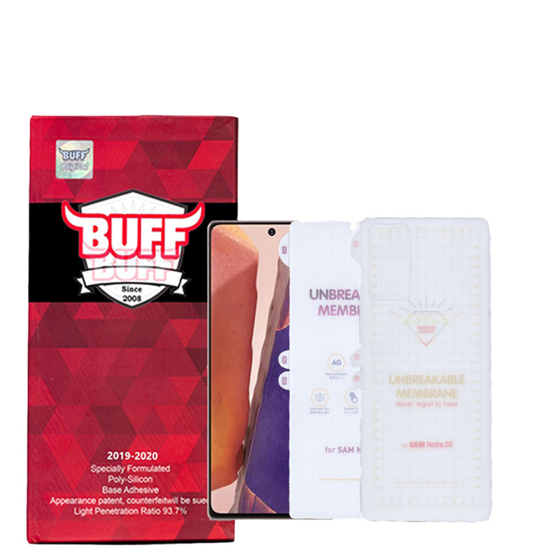 محافظ صفحه نمایش و پشت گوشی سامسونگ گلکسی نوت 20 بوف مدل Hg01