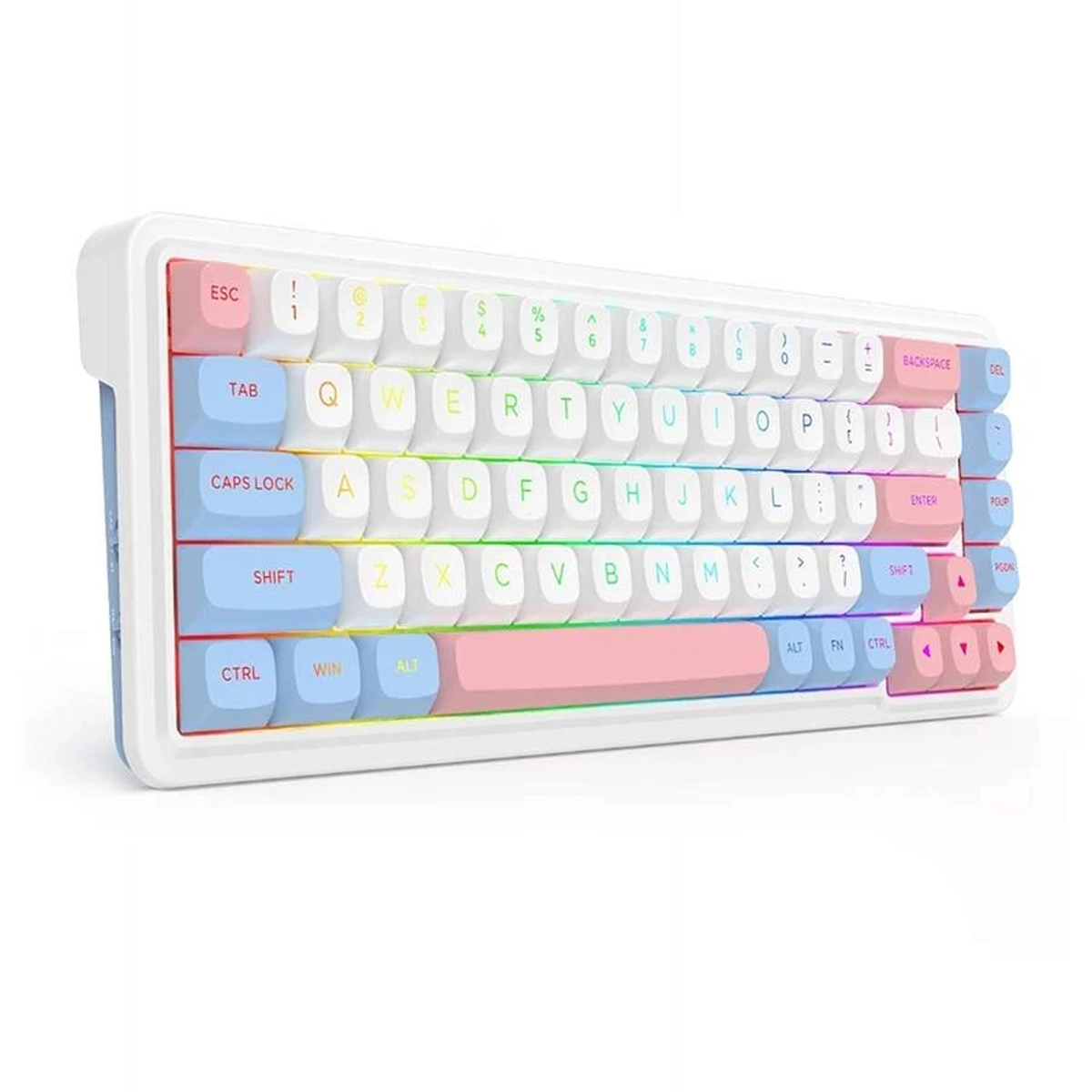 کیبورد گیمینگ ردراگون مدل NOVA K709 PRO WBP RGB-چند رنگ 