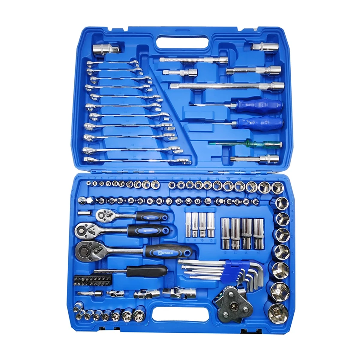 مجموعه 121 عددی آچار بکس و سری آچار صنعتی اینتیمکث مدل 1420