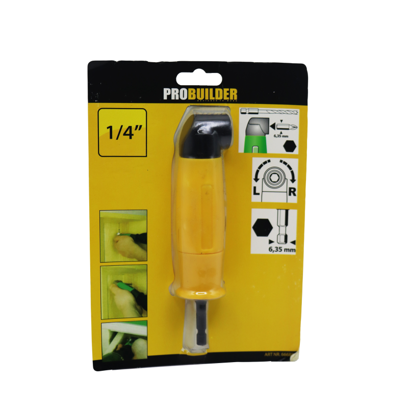 رابط چپقی 90 درجه دریل و پیچ گوشتی پروبویلدر کد YP-1-4-15CM