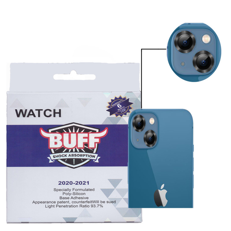 محافظ لنز دوربین گوشی اپل iPhone 13 بوف مدل ClrFilm -نقره‌ای