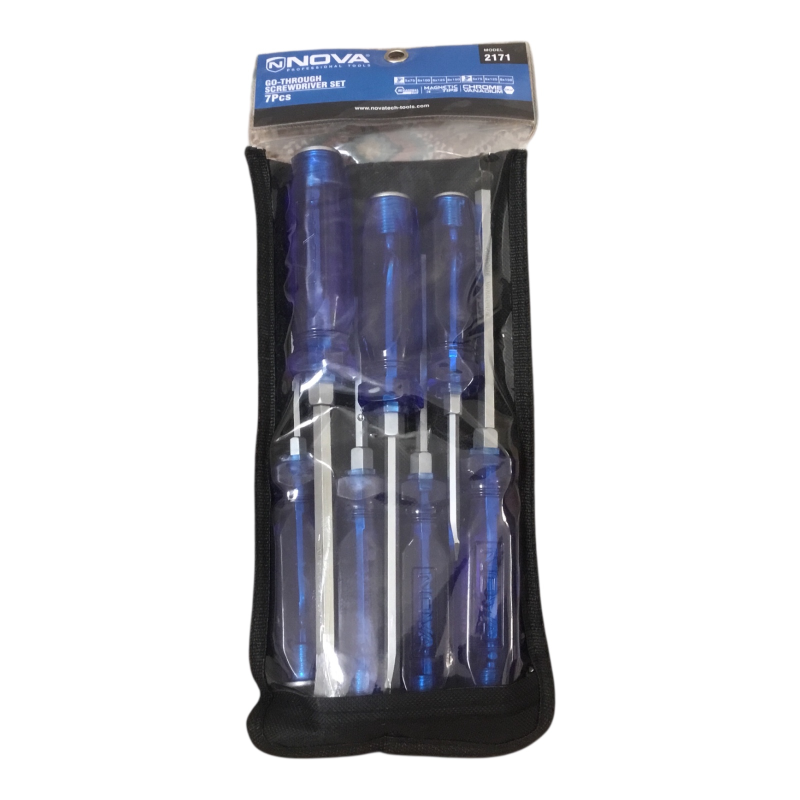 پیچ گوشتی ضربه خور نووا مدل 2171 مجموعه 7 عددی