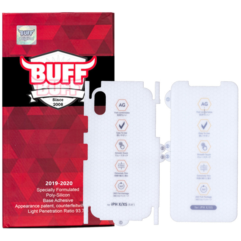 محافظ صفحه نمایش و پشت گوشی اپل iPhone X بوف مدل HgM15