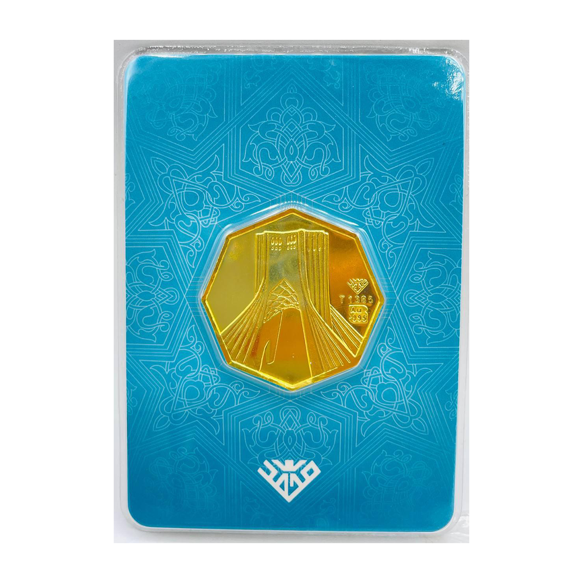 شمش طلا 5 گرمی 24 عیار طلای محمد طرح برج آزادی-5.00 شمش طلا 5 گرمی 24 عیار طلای محمد طرح برج آزادی-5.00