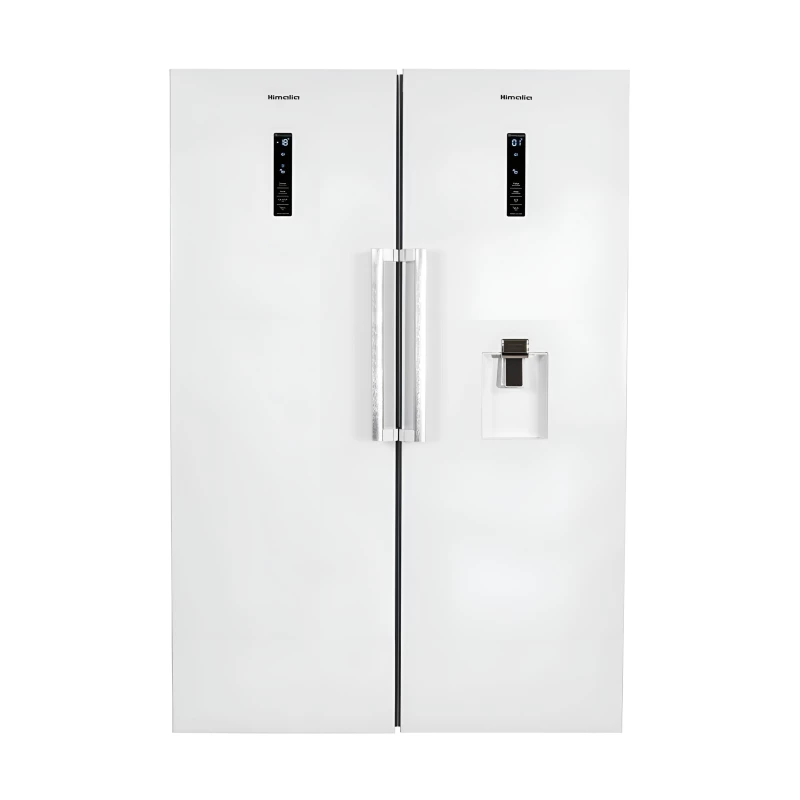 یخچال و فریزر دوقلو هیمالیا مدل آیس ایج HREN45001 - HFZN38002-سفید