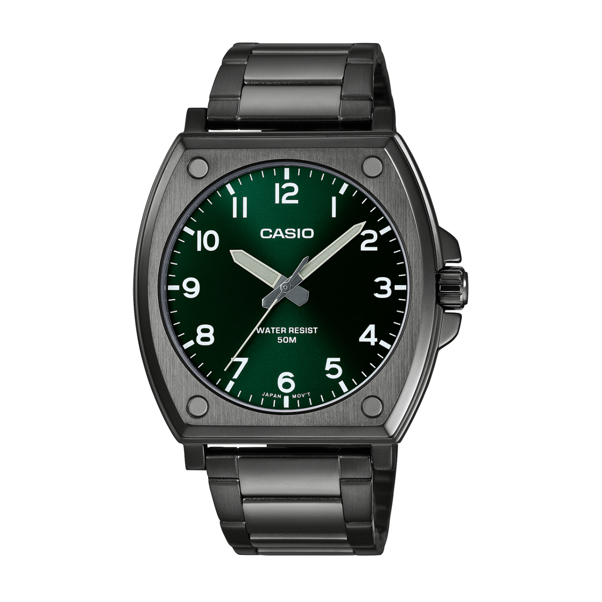 ساعت عقربه ای کاسیو مردانه مدل MTP-E730B-3AV-بدنه خاکستری بند خاکستری