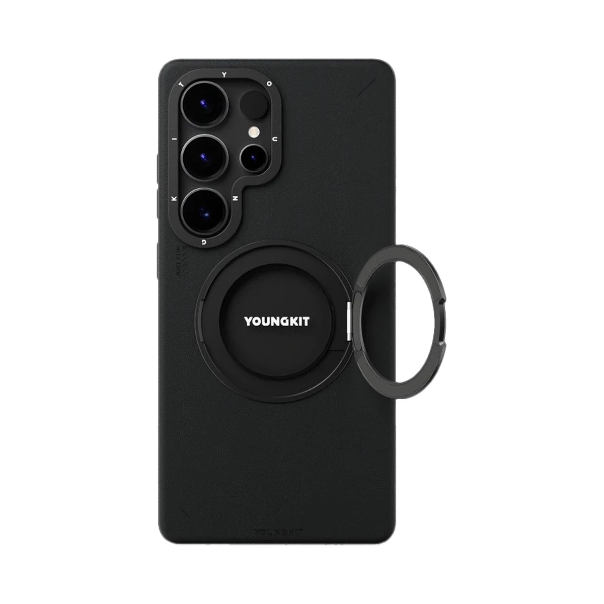 کاور یانگ گوشی سامسونگ Galaxy S24 ultra کیت مدل Leather 360-قهوه ای