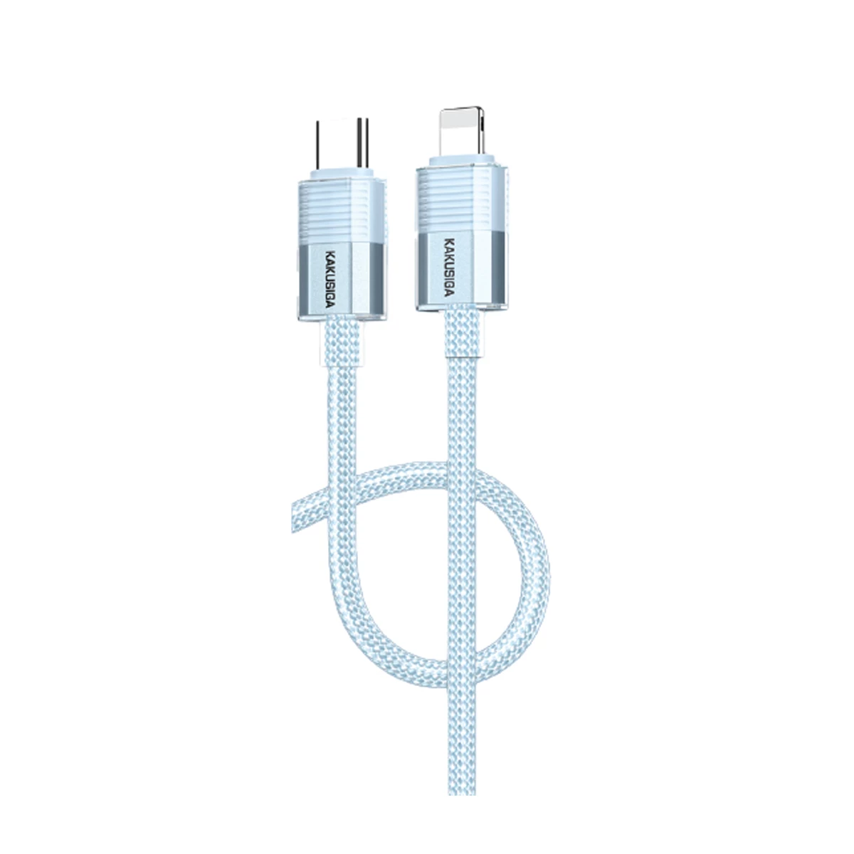 کابل لایتنینگ به تایپ سی کاکوسیگا مدل KSC-985 طول 1.2 متر-خاکستری