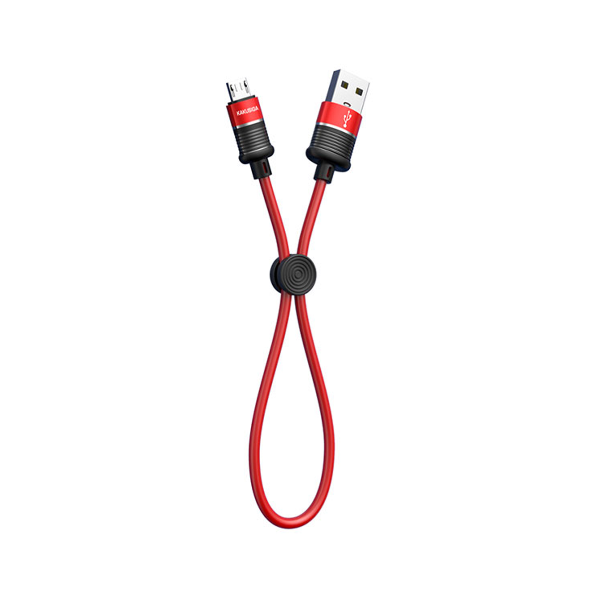 کابل میکرو یو اس بی کاکوسیگا مدل KSC-351 طول 25 سانتی متر-قرمز
