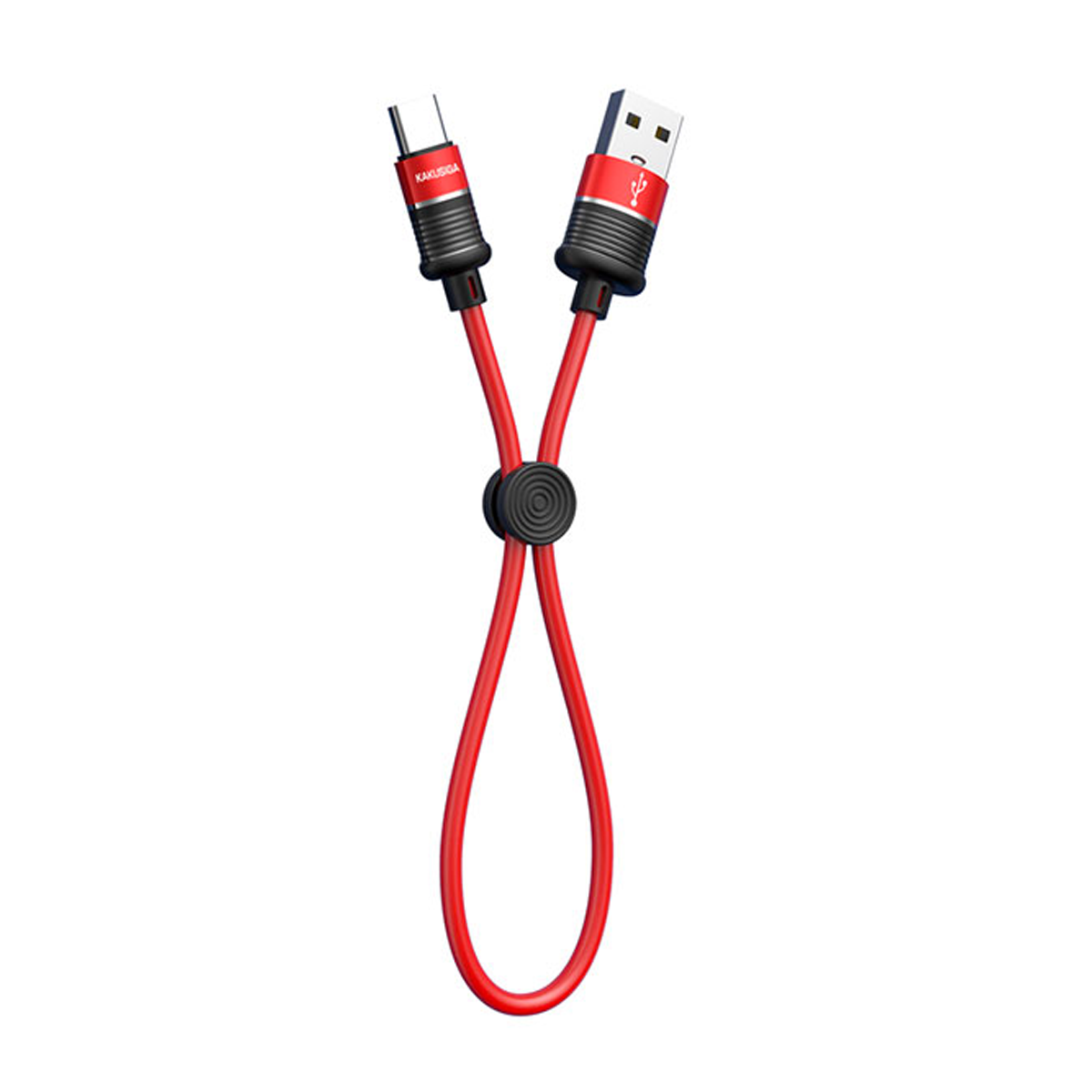 کابل تایپ سی کاکوسیگا مدل KSC-351 طول 25 سانتی متر-قرمز