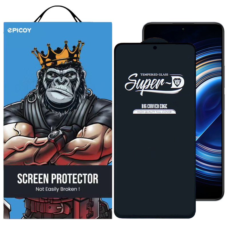 گلس گوشی شیائومی k50/k50pro/k40/k40pro plus/k40s اپیکوی مدل Super 5D گلس گوشی شیائومی k50/k50pro/k40/k40pro plus/k40s اپیکوی مدل Super 5D