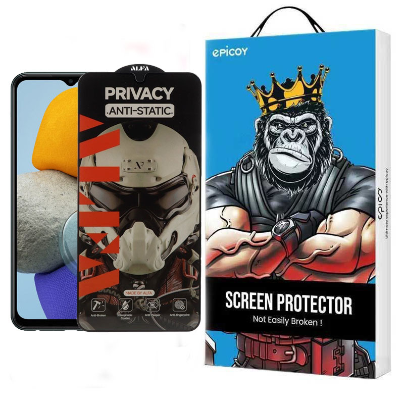 محافظ صفحه نمایش حریم شخصی گوشی سامسونگ Galaxy M14 5G اپیکوی مدل Alpha 