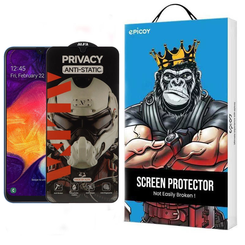 محافظ صفحه نمایش حریم شخصی گوشی سامسونگ Galaxy A30 4G اپیکوی مدل Alpha 