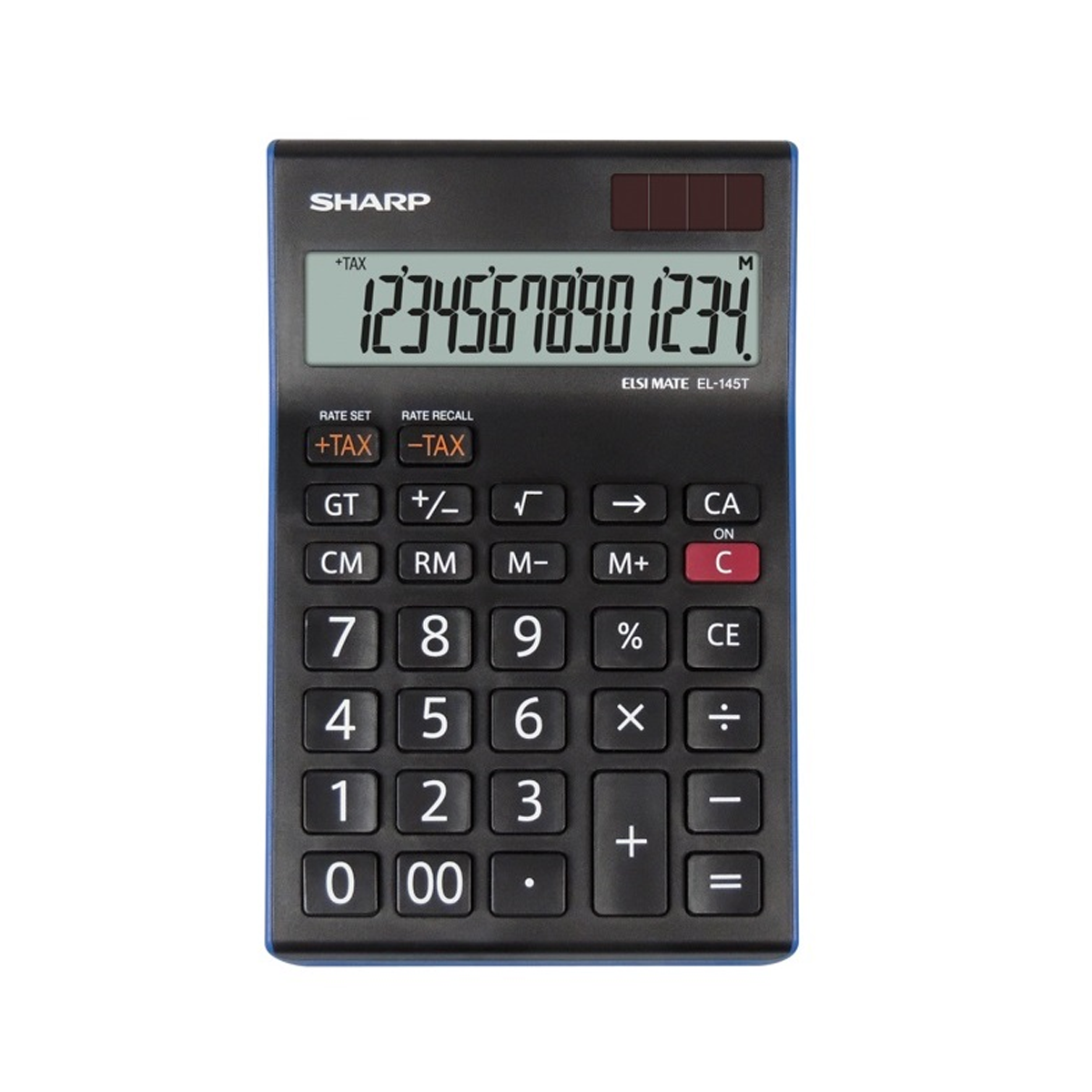 ماشین حساب شارپ مدل EL-145T-BL-مشکی
