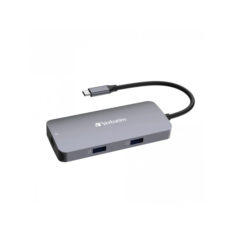هاب 5 پورت USB 3.0 ورباتیم مدل CMH-05-نقره‌ای