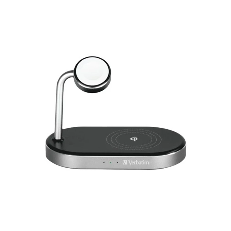شارژر بی سیم ورباتیم مدل WCS-02 توان 44 وات-نقره‌ای