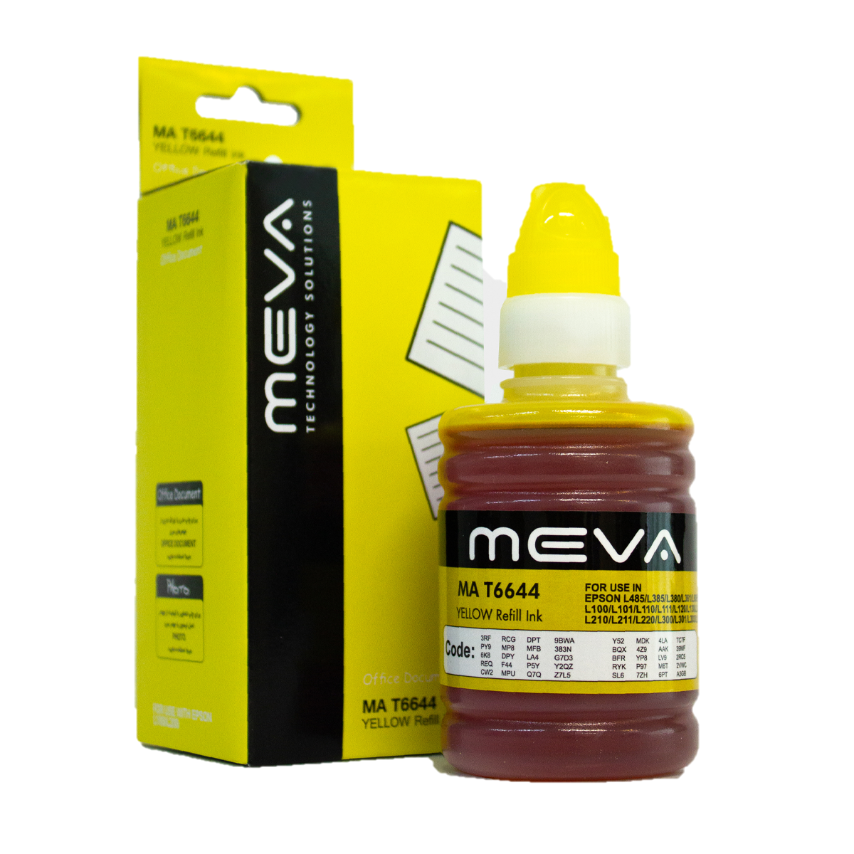 جوهر پرینتر میوا مدل MA-T6644-زرد