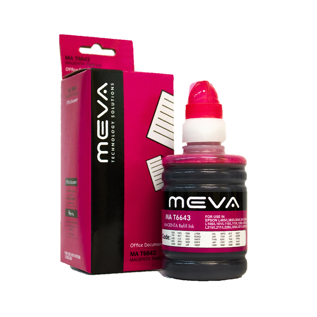 جوهر پرینتر میوا مدل MA-T6643-قرمز