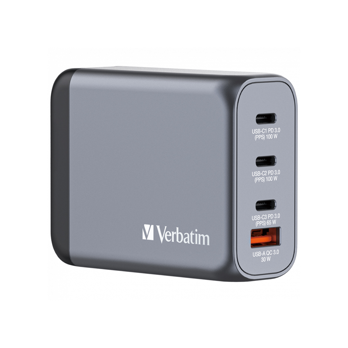 شارژر دیواری ورباتیم مدل GNC-100 توان 100 وات-خاکستری شارژر دیواری ورباتیم مدل GNC-100 توان 100 وات-خاکستری