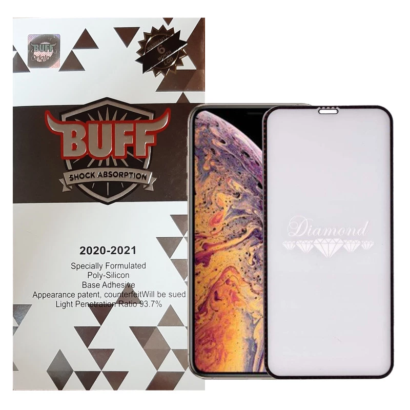 گلس گوشی اپل iPhone 11 Pro Max بوف مدل Diamond-آبی