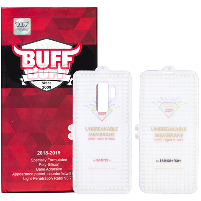 محافظ صفحه نمایش و پشت گوشی سامسونگ گلکسی S9 پلاس بوف مدل Hg01