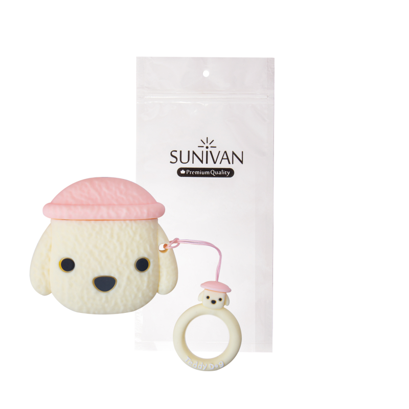 کاور سانیوان مدل عروسکی فانتزی طرح سگ TEDDY مناسب برای کیس اپل ایرپاد پرو