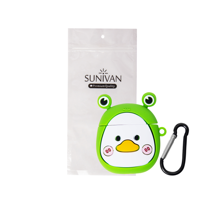 کاور سانیوان مدل عروسکی فانتزی جوجه کلاه قورباغه مناسب برای کیس اپل ایرپاد 3