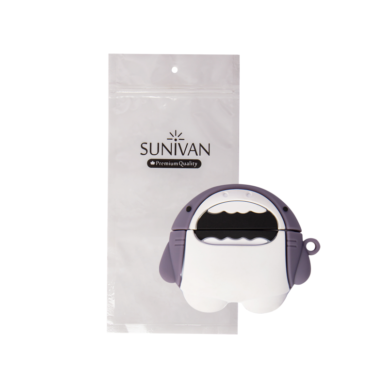 کاور مدل سیلیکونی طرح کوسه مناسب برای کیس اپل ایرپاد 3