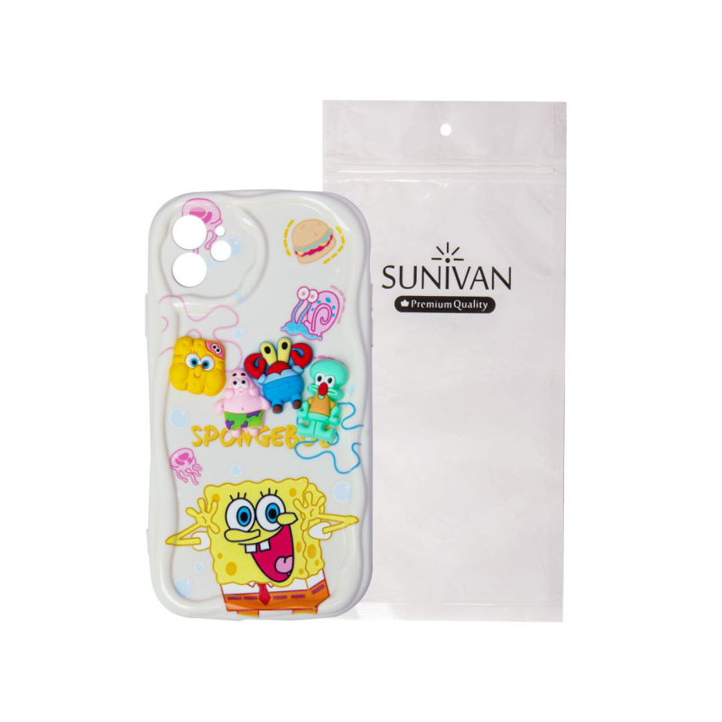  کاور سانیوان مدل باب اسفنجی مناسب برای گوشی موبایل اپل iPhone 12