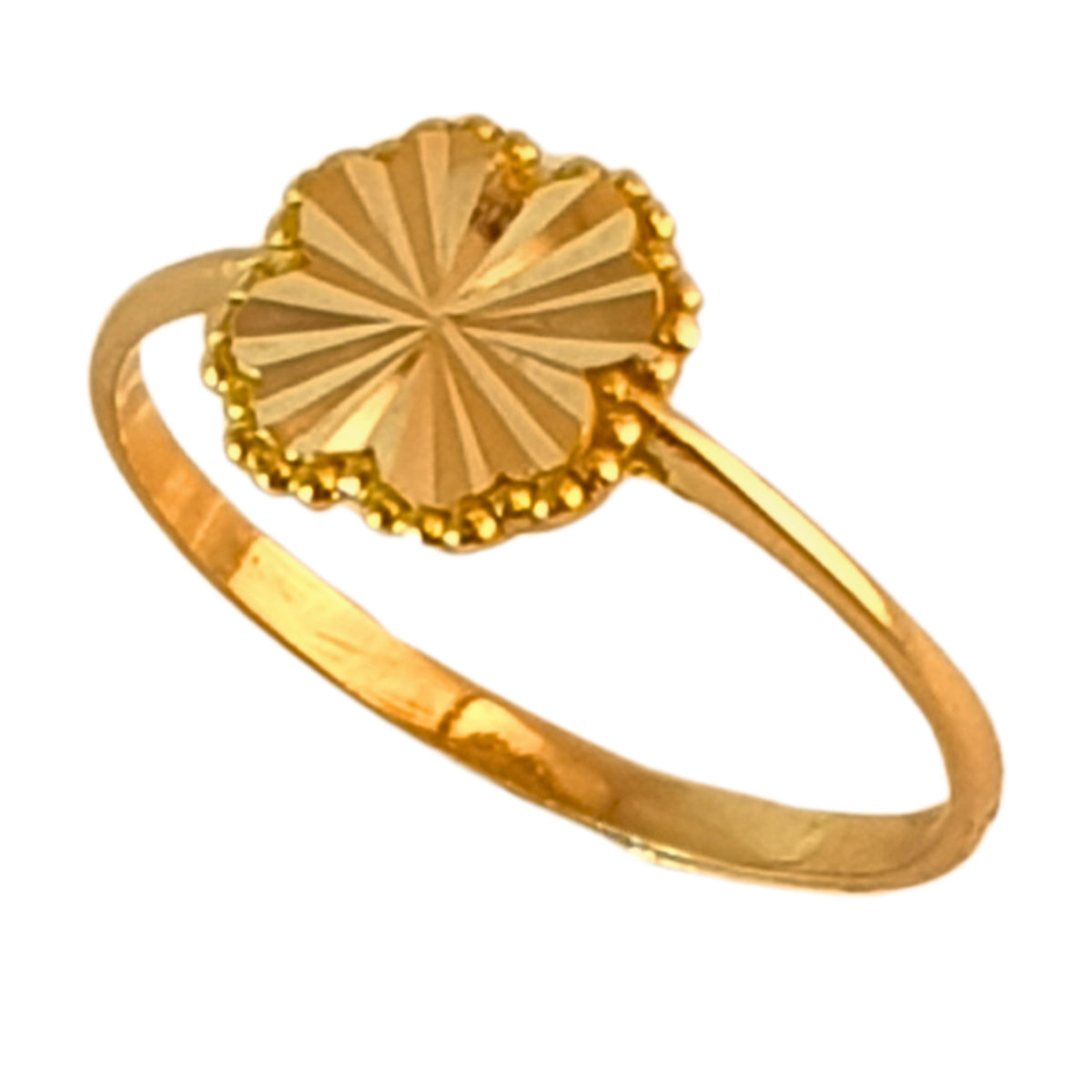 انگشتر طلا 18 عیار زنانه نوا گلد طرح مینیمال مدل ونکلیف 27484 سایز 56